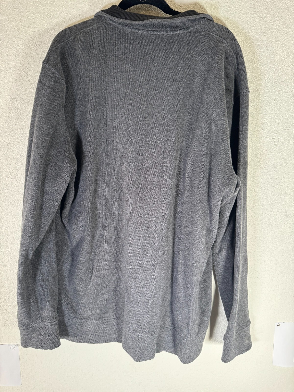 Tommy Hilfiger Men's Gray Quarter Zip Pullover XXL Long Sleeve Casual Sweater thumbnail 4