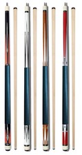 Set of 4 Pool Cues New 58" Billiard House Bar Pool Cue Sticks SETB16 B19