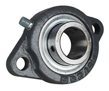 1-1/8" Light Duty Two Bolt Flange Bearing BLF206-18G, SBLF206-18G, FHSLF206-18G