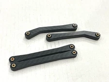 4pcs Carbon Fiber Front Steering & Rear Arms Link Set for 1/8 Arrma Typhon 6s