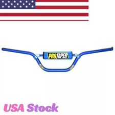 BLUE-Protaper SE 7/8" 22mm KLX110 DRZ110 Handlebars Dirt Bike HandleBar  (USA)
