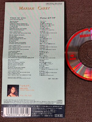 MARIAH CAREY Vision Of Love / Medley JAPAN 3