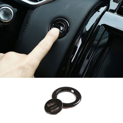 For Discovery 5 2017-2020 Bright Black One-Click Startup Button Panel Cover Trim