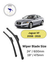 WIPER BLADES FOR Jaguar XF 2008 - 2015 (X250) Sedan