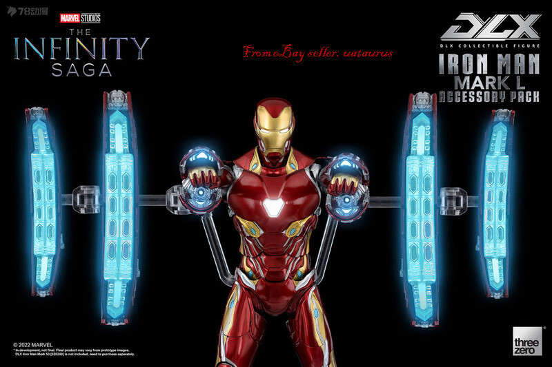 Perfect Threezero 1/12 The Infinity Saga Dlx Iron Man Mark 50