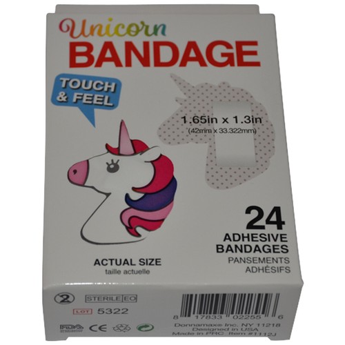 Band Aid Bandages 1 Box Bacon Taco Pizza Pineapple Unicorn or Skulls - Picture 10 of 34