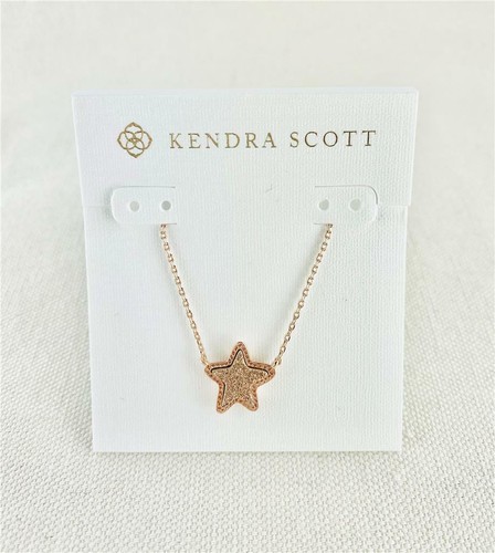 Kendra Scott Jae Star Rose Gold Drusy 