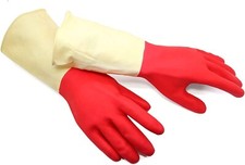 2 Pairs Reusable Kitchen Gloves Thickness Household Gloves Cleaning NEW USA SHIP