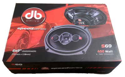 Pair of New DB Drive S69  4-Way 6×9  4-Way Loudspeaker 450 Watts