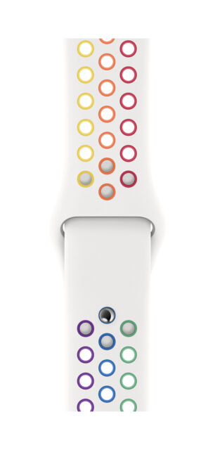 Apple Pride Edition Nike Sport Band for Watch Series 5 - Regular ...
