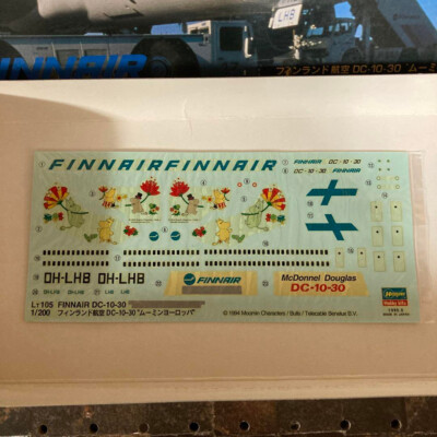 Hasegawa 1/200 Finnair DC-10-30 Moomin Europe LT105 | eBay