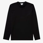 Sunspel Riviera Midweight Long Sleeve T-Shirt Black XS New