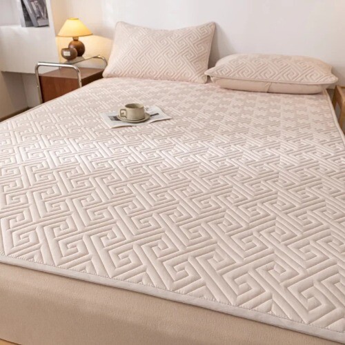 1pc Quilted Thick Mattresses Toppers Waterproof Mattress Pad Cover All-Season - Bild 33 von 37