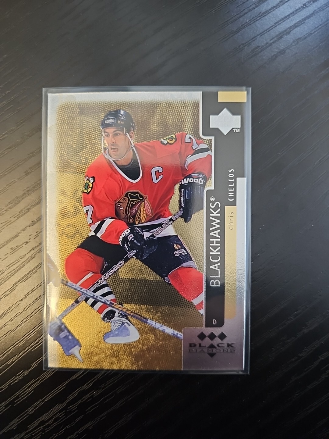 1997-98 Upper Deck Black Diamond Triple Diamond Chris Chelios #29 HOF