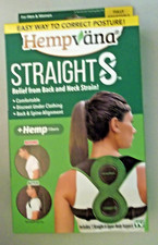 Hempvana Straight8 Fully Adjustable Lightweight Posture Corrector New in Box