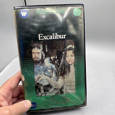 Excalibur (VHS, 1981, Clamshell) Rare Warner Orion First Release Action Beta