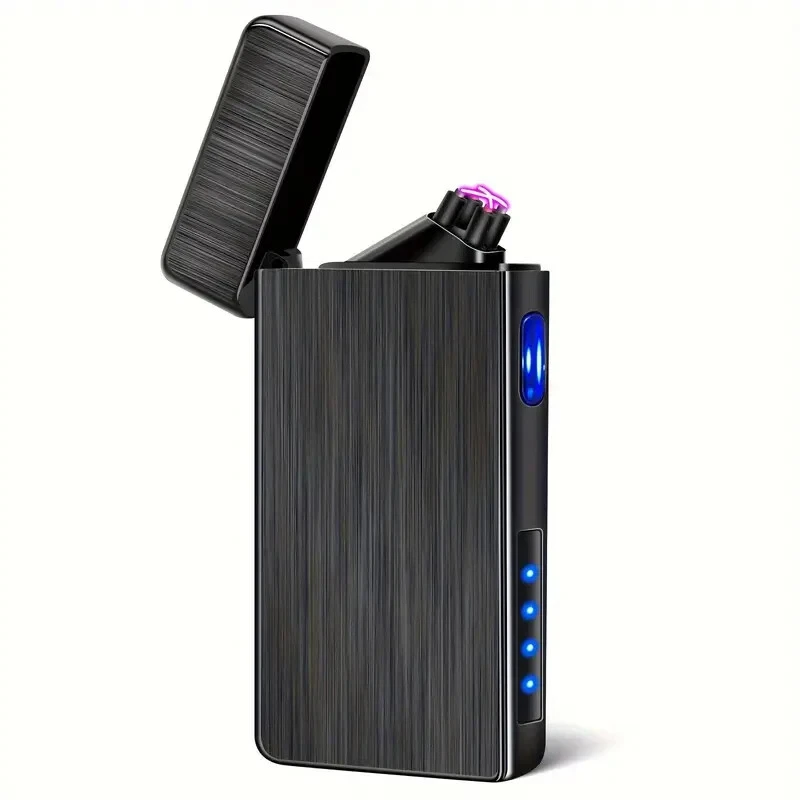 Encendedor de doble arco a prueba de viento - Encendedor digital USB de plasma electrónico - ¡Nuevos estilos! Foto 2 de 4