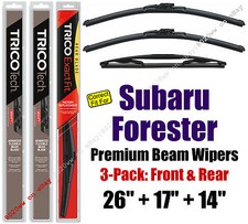 Wipers 3-Pack Premium Front Special Rear 2014-2018 Subaru Forester 19260/170/14B