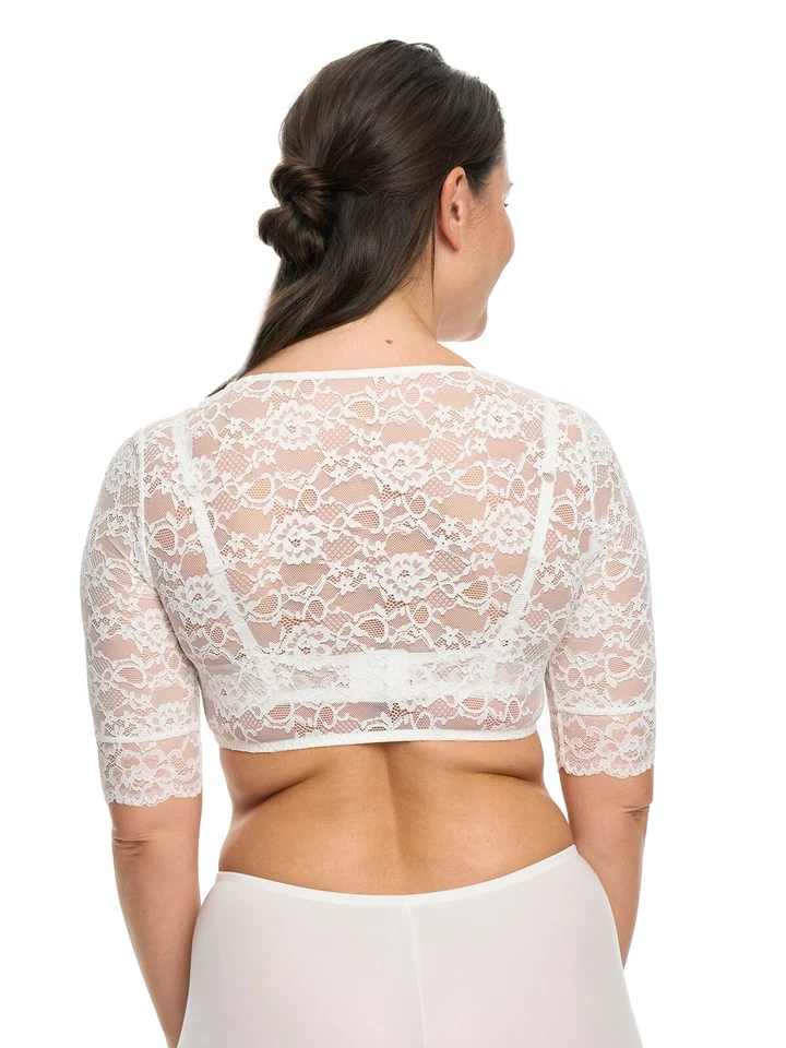 Susa Dirndlbluse halbarm Wiesn-Zauber 5568 Gr. 30-48 in 2 Farben - Bild 2 von 3