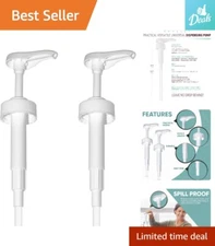 Heavy-Duty Gallon Pump Dispenser - Leak Proof for Commercial & Household Use