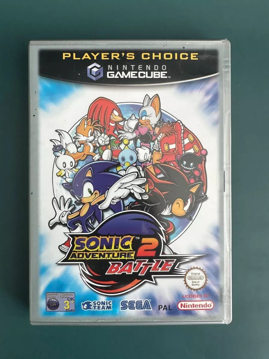 gamecube Sonic Adventure 2 Battle Game Nintendo PAL UK VERSION