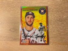 2023 Topps Chrome Platinum Anniversary David Hensley Toile White Orange RC 18/25