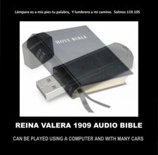 REINA VALERA 1909 AUDIO BIBLIA ON A USB FLASH DRIVE COMPLETE PORTABLE AUDIO