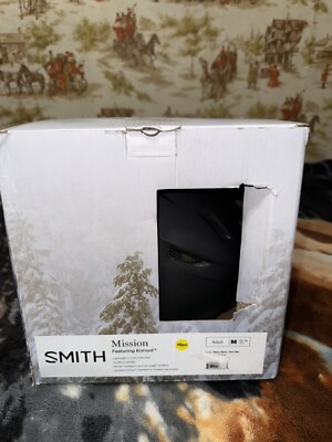 SMITH Size Medium Mission Featuring Koroyd MIPS Matte Black Helmet Snow Ski
