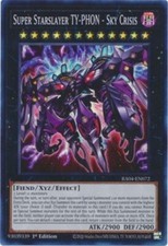 *** SUPER STARSLAYER TY-PHON - SKY CRISIS *** 1ST EDITION SUPER RARE YUGIOH!