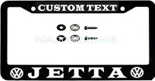 License Plate Frame Black Stainless Steel Vinyl Lettering For Jetta License Plate Frame Black Stainless Steel Vinyl Lettering For Jetta