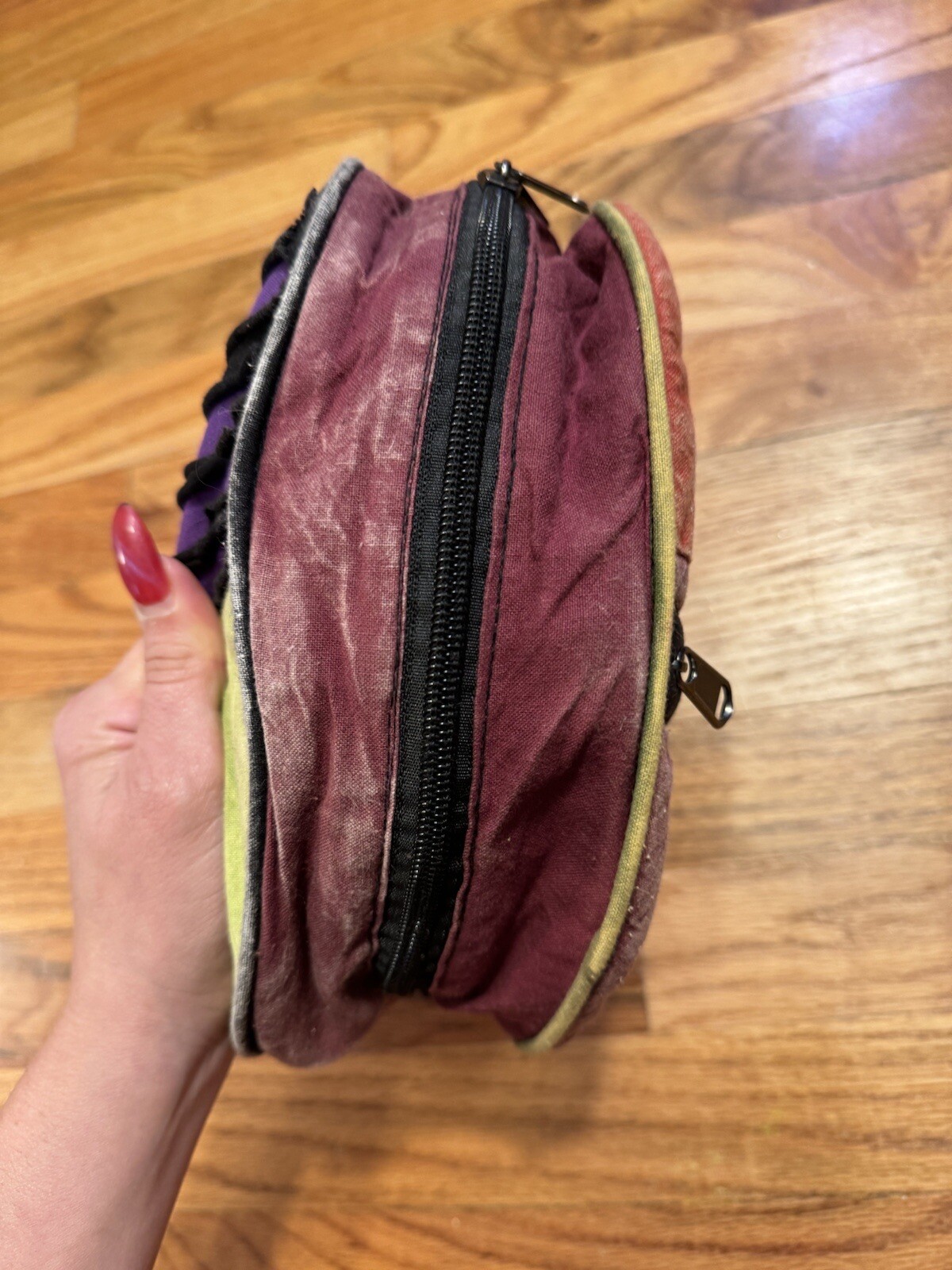 Patchwork Backpack- Zip Up- Pick Pocket Free- Sto… - image 9