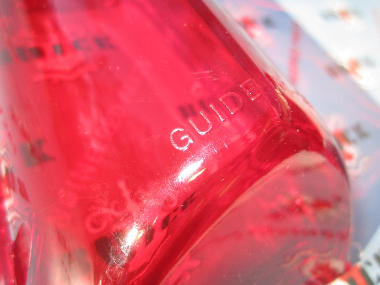 1956 Buick Tail Lamp Lens. OEM #5946952. GUIDE. Special Century  