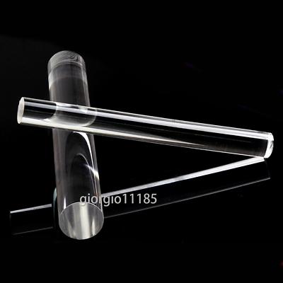 Materiali Fai Da Te Asta Acrilica Bianca Sourcing Map - 2 Pezzi 6x250 Mm PMMA Asta Acrilica Trasparente 93