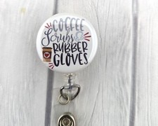 Badge Reel Retractable Fun Nurse Gift Coffee Stocking Stuffer Christmas Gift