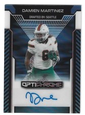 2025 Leaf Optichrome Damien Martinez Base Auto BA-DM2 Platinum Prismatic 1/7
