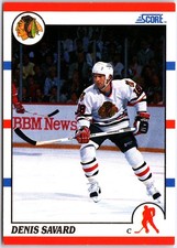 1990-91 Score Hottest and Rising Stars #59 Denis Savard