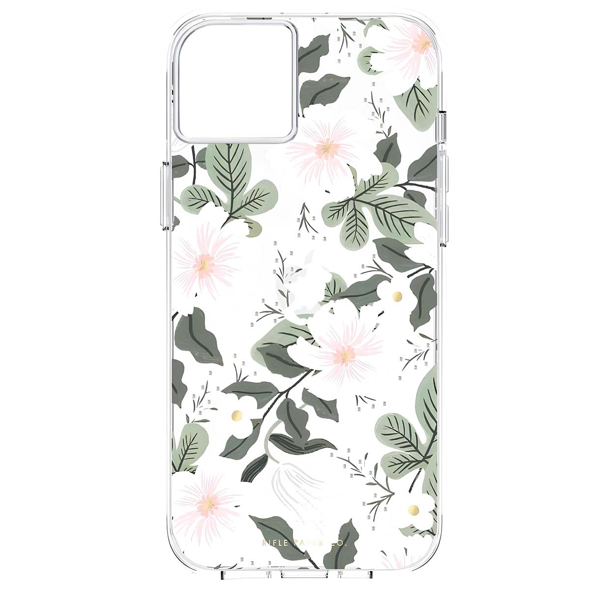 Coque antichoc iPhone 14 Plus à motif Willow en silicone renforcé