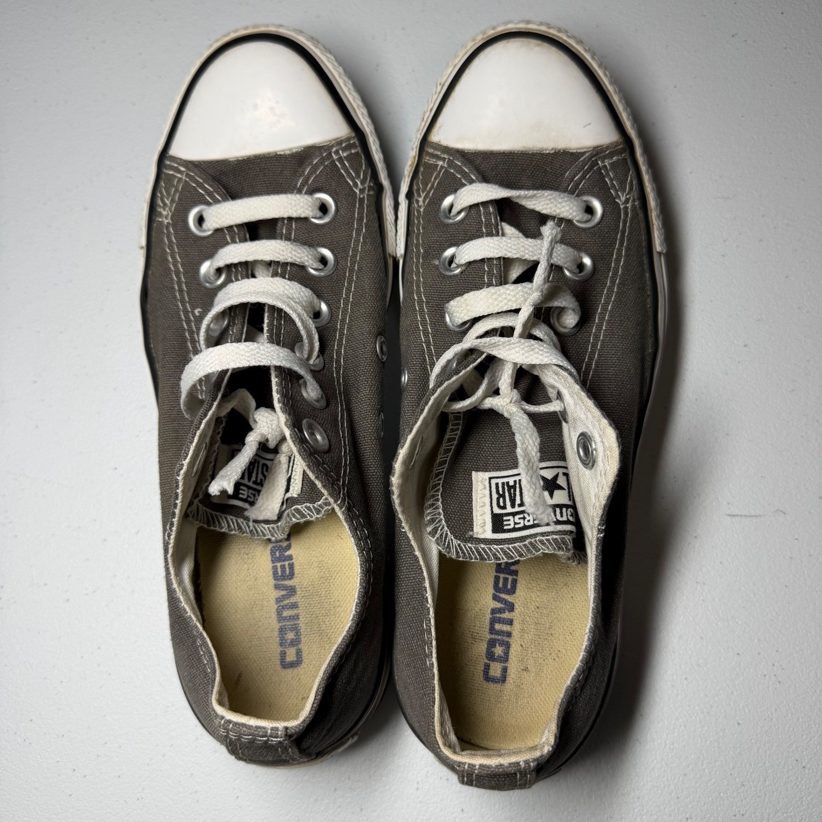 Converse Chuck Taylor All Star Low Top Charcoal Gray Mens Size 5 Womens 7