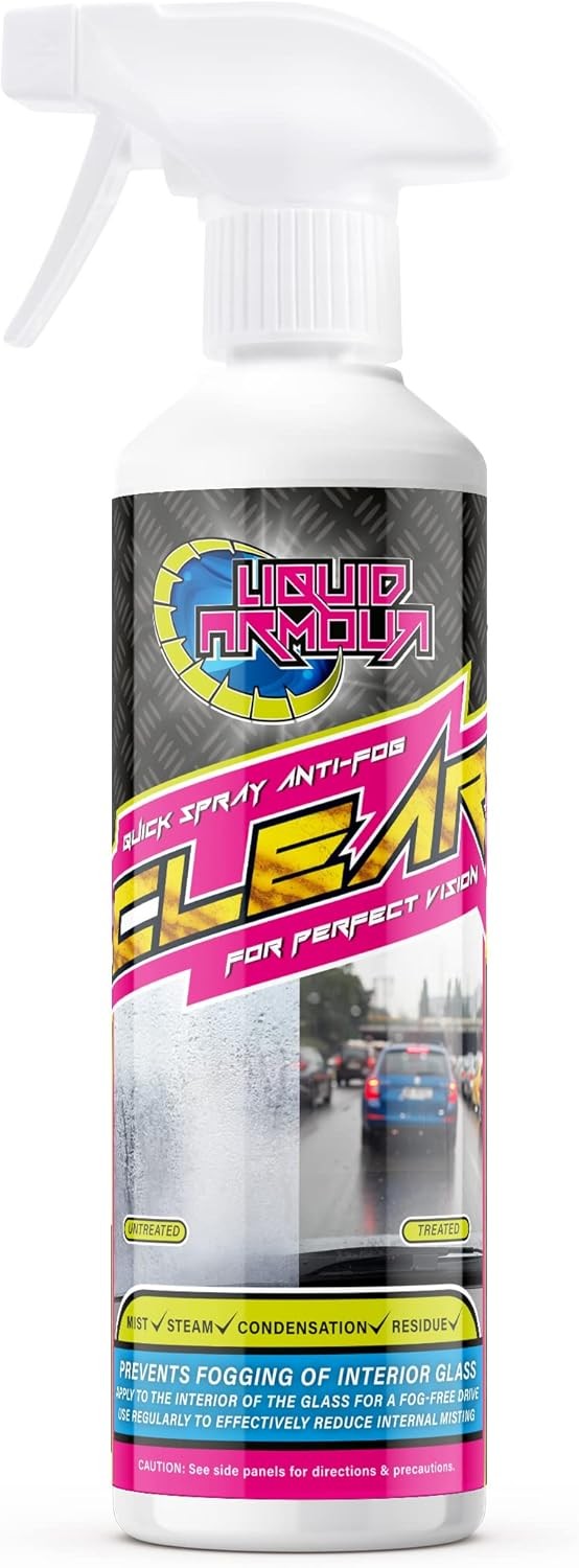 Liquid Armour - Anti-Fog/Mist Repellent Spray | Car Windscreen Protection, Glas