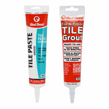 Tile Repair Paste, Ready Mixed Grout Repair Kit. Tile Fix and Grout by Red Devil
