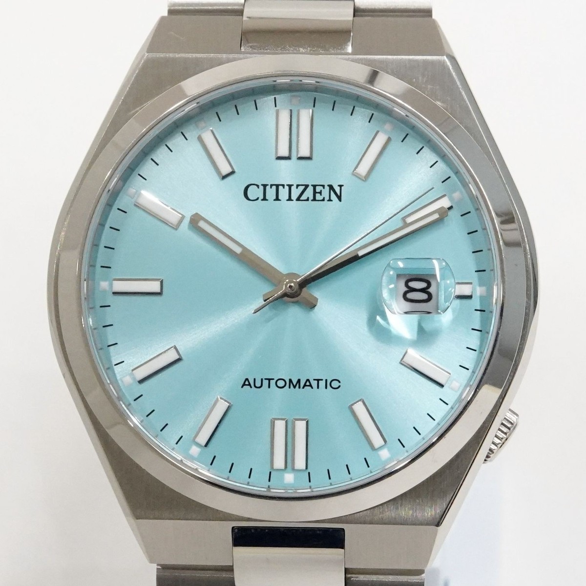 CITIZEN シチズン AUTOMATIC 腕時計 8210-S126967 Citizen Tsuyosa 8210-S126967 Date Stainless Steel Blue Slv