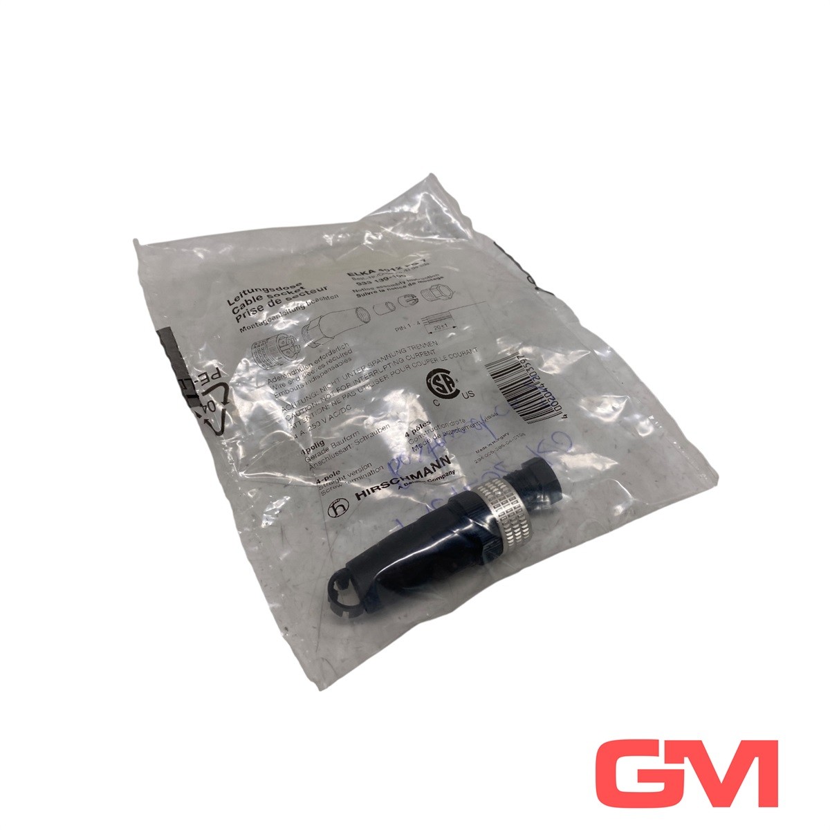 Hirschmann ELKA 4012 PG 7 Cable Socket 933 139-100 933139-100