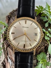 Vintage Uhr Habmann Automatic 34mm Gold-plate...