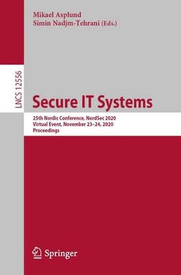 Secure IT Systems Simin Nadjm-Tehrani