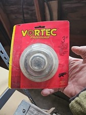 NOS NIP SEALED Weiler Vortec Wire Wheel 30760 3" Crimped Wire Cup Brush