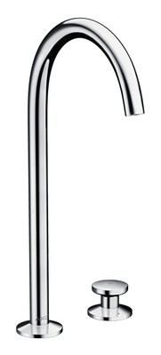 Axor One 2-Loch Waschtischmischer Select 260 mit Push-Open Ablaufgarnitur -...