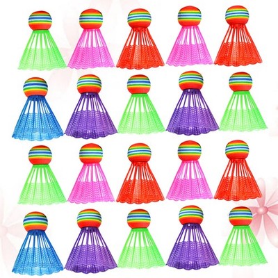  3 PCS Bunte Federbälle Badminton-federbälle Birdies Badmintonausrüstung
