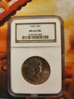 1948  Franklin Silver Half Dollar NGC MS 64 FBL