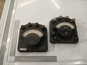 ( PAIR ) Vintage Weston Model 280 Volts  Meter Guage 0-150 Untested