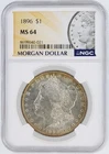 1896 Morgan Silver Dollar NGC MS64 S$1 Philadelphia Mint No Reserve